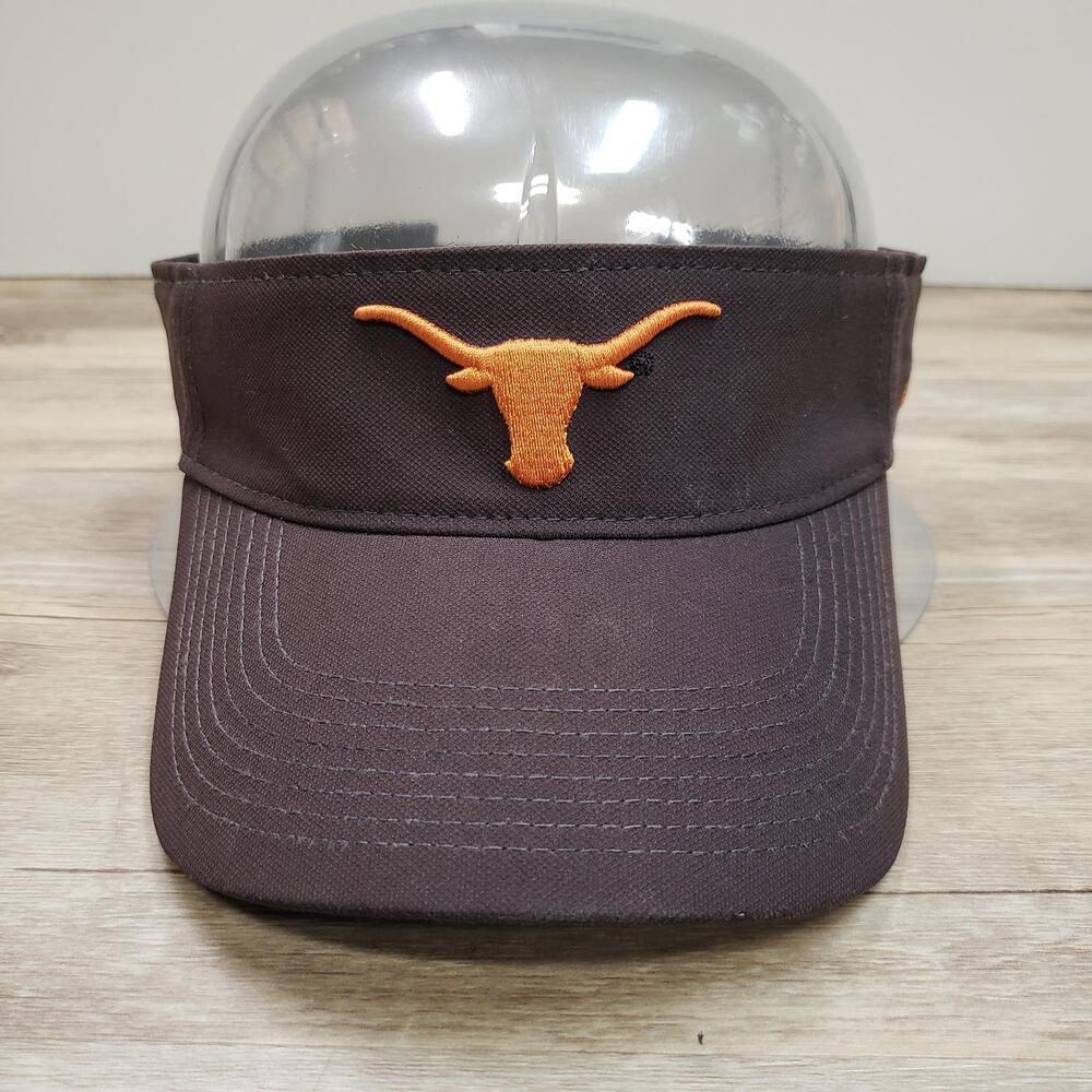 Texas Longhorns Hat Visor Strap Back Mens One Size Brown NCAA Nike Dri-FIT